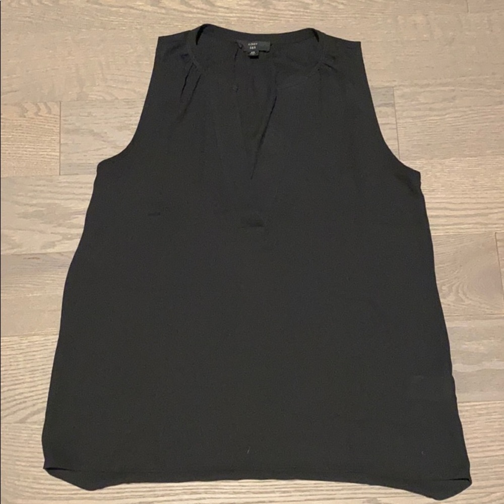 J. Crew black Sleeveless blouse